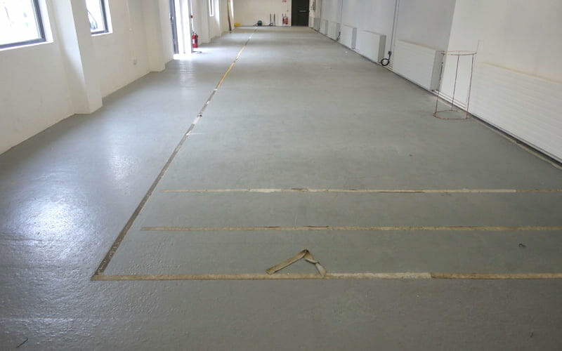 P Mac Dublin concrete floor Farmleigh