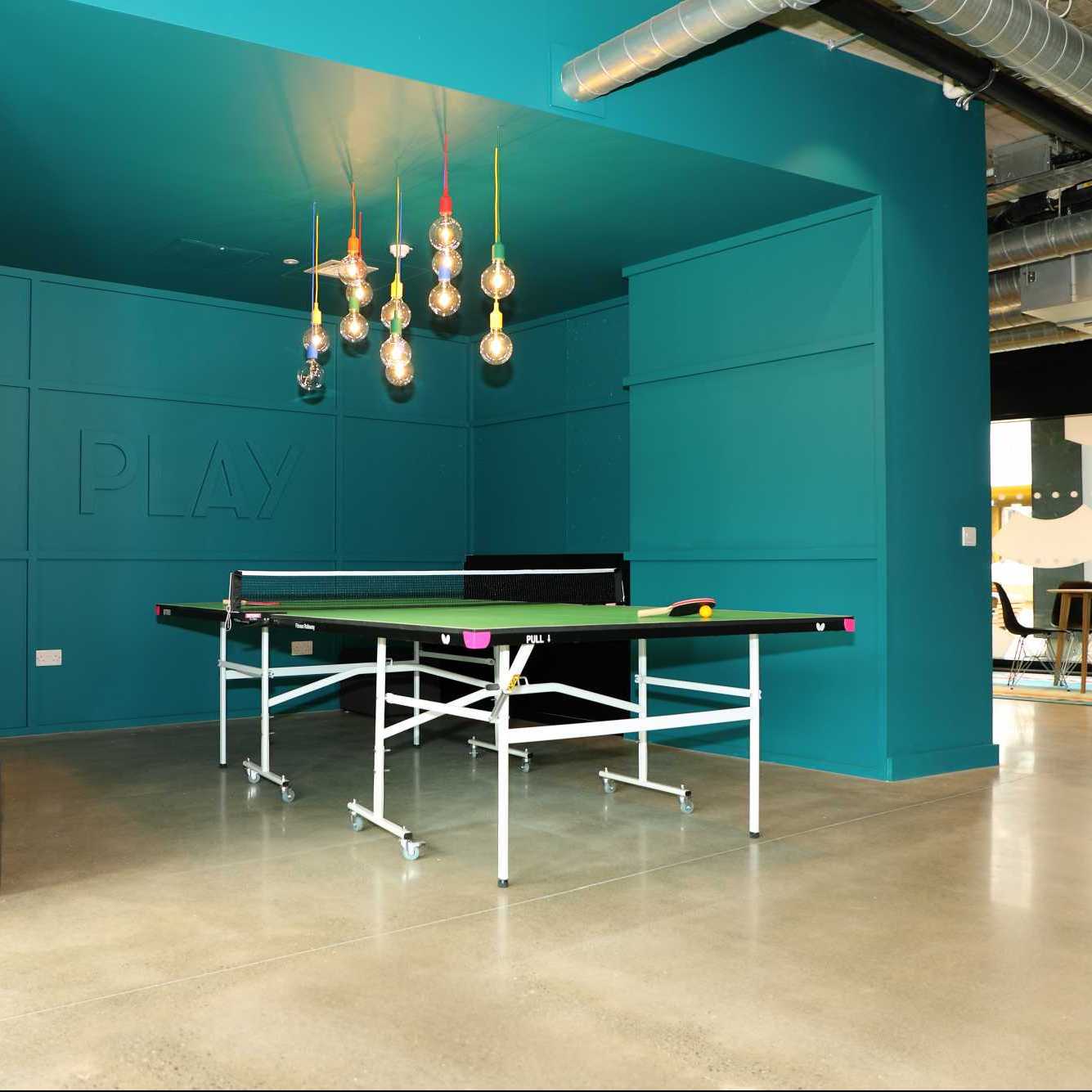 Polished concrete floor to Gold Finish