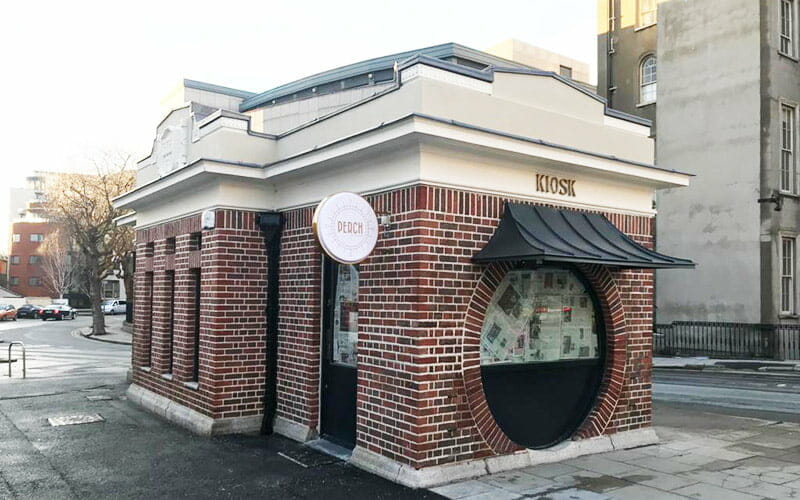 P Mac restores Leeson Street Kiosk in partnership with Dublin City Council - P Mac Dublin - masonry, cast iron, hardwood replacement, traditional lead flashing