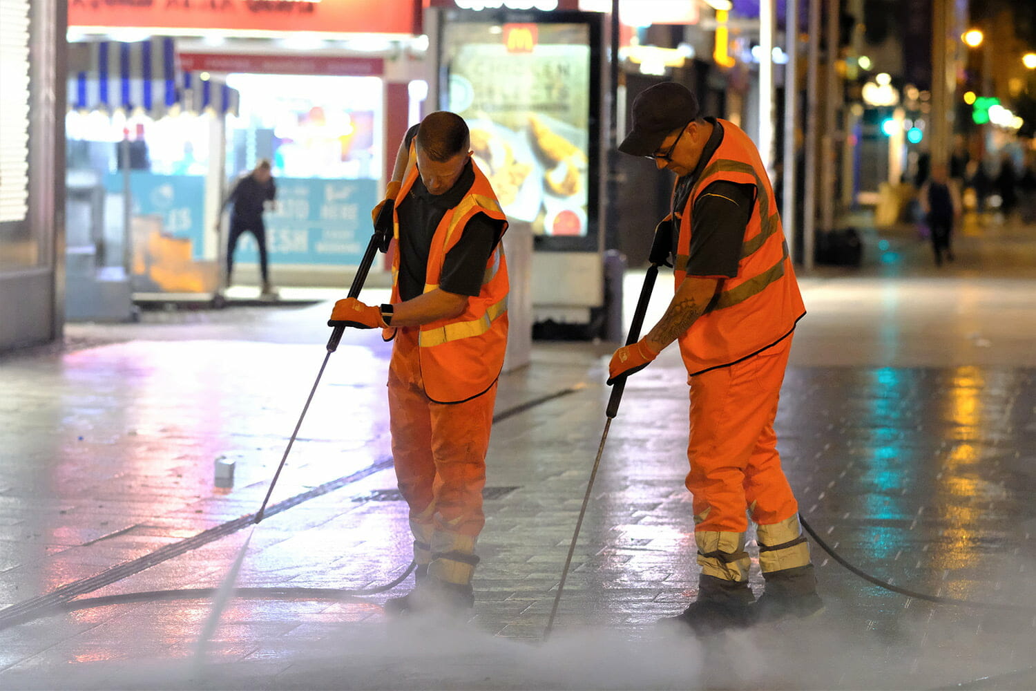 Gum Removal on the streets of Dublin by PMAC