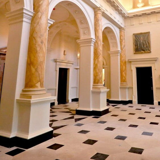 Restoration and conservation of Historic Portland stone floors by PMAC