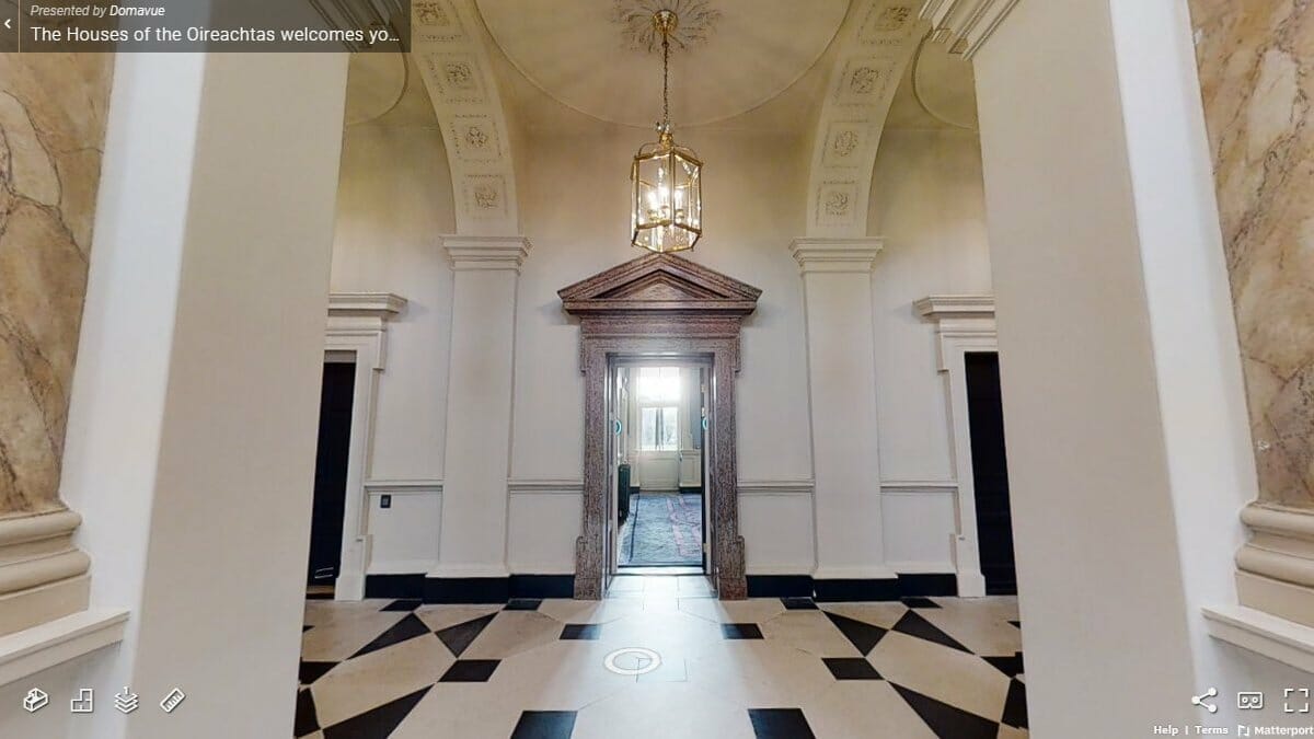 reception area of Leinster house