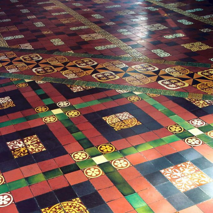 Christ Church Cathedral Encaustic Tiles restored by PMAC