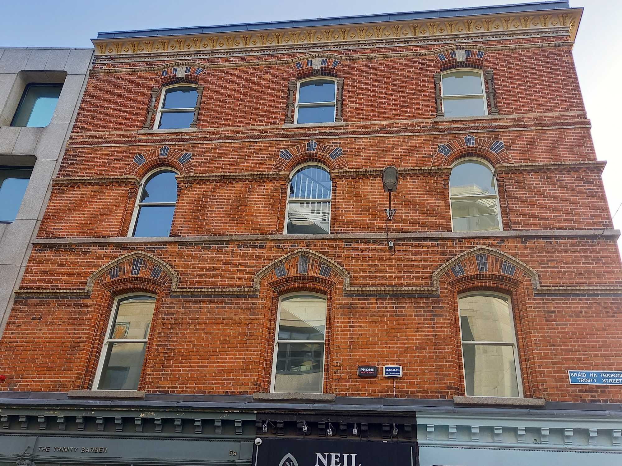 Trinity St Brick side elevation restored PMAC