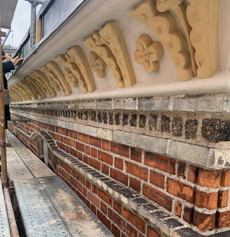 Trinity Street Lime repairs 1