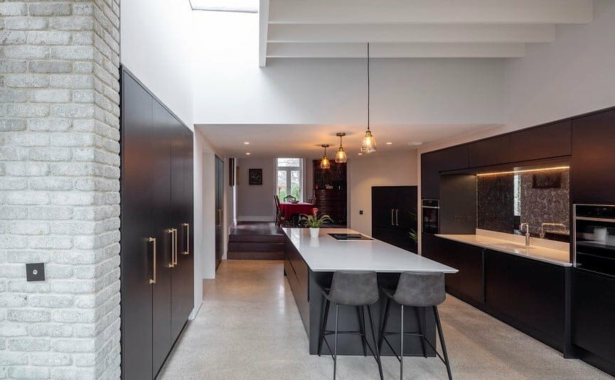 Polished concrete floor to Gold Finish PMAC