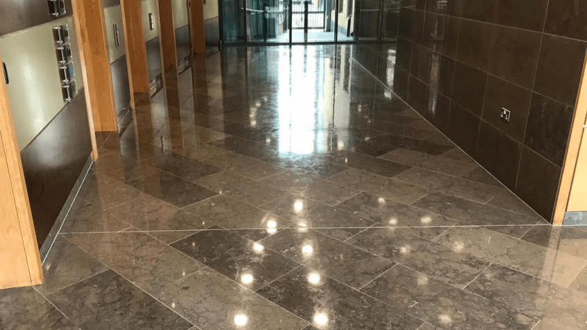marble floor in landscape
