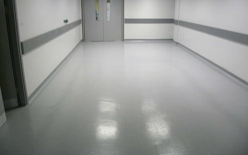 Dr-Schutz-refurbished-vinyl-flooring-Dublin-P-Mac St Vincents hospital floor restoration with Dr Schutz