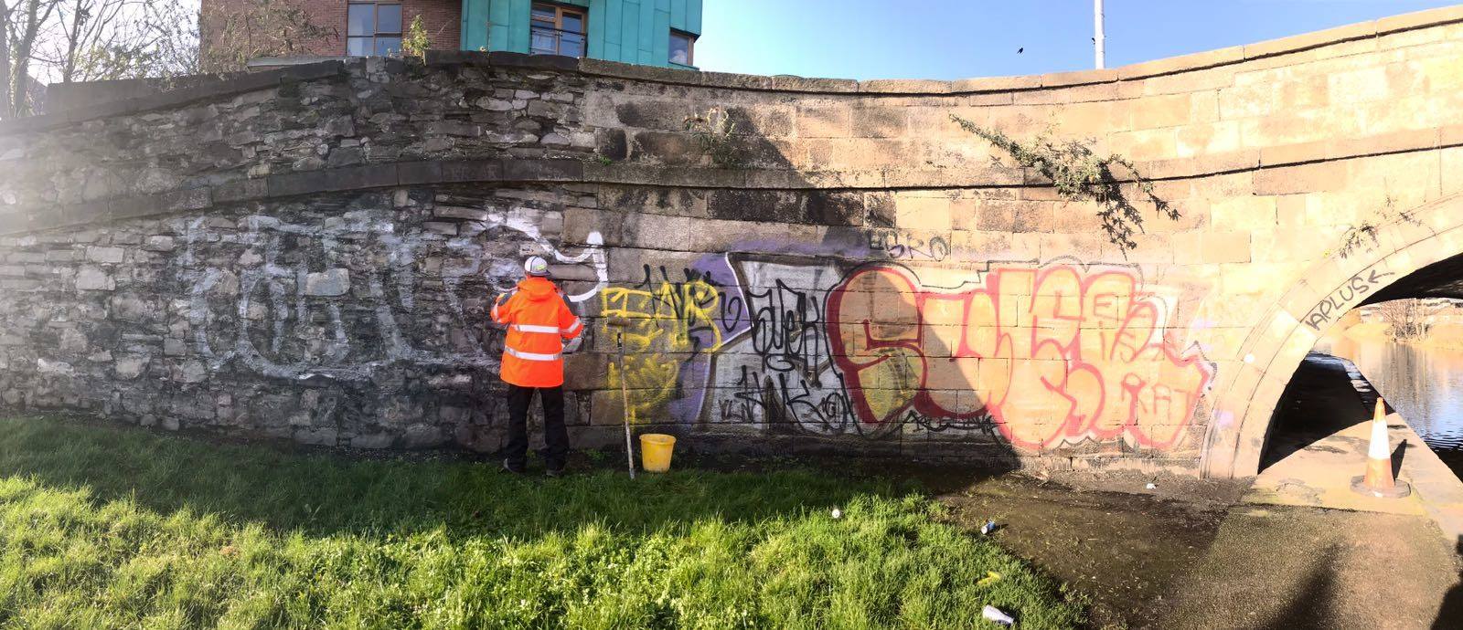 Graffiti Removal by PMAC