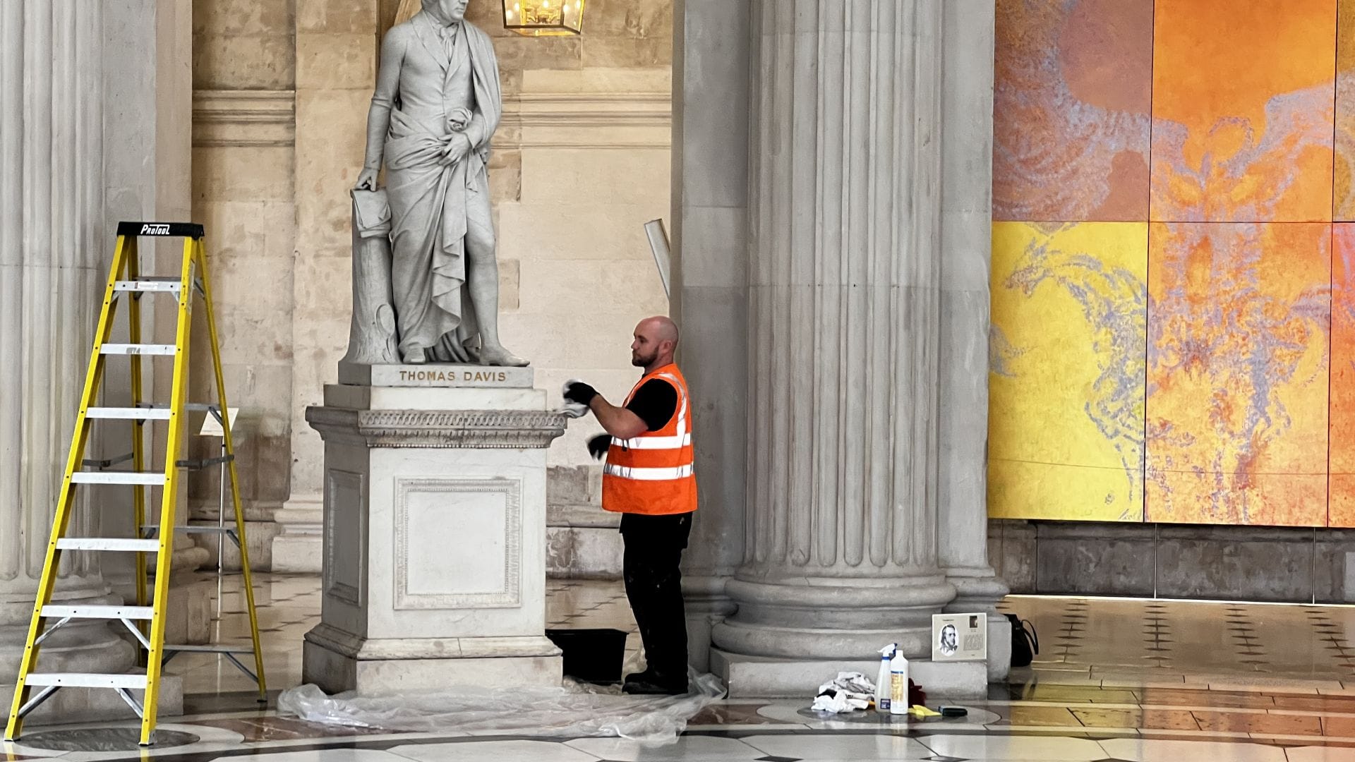 PMAC restores iconic statues in City Hall, Dublin