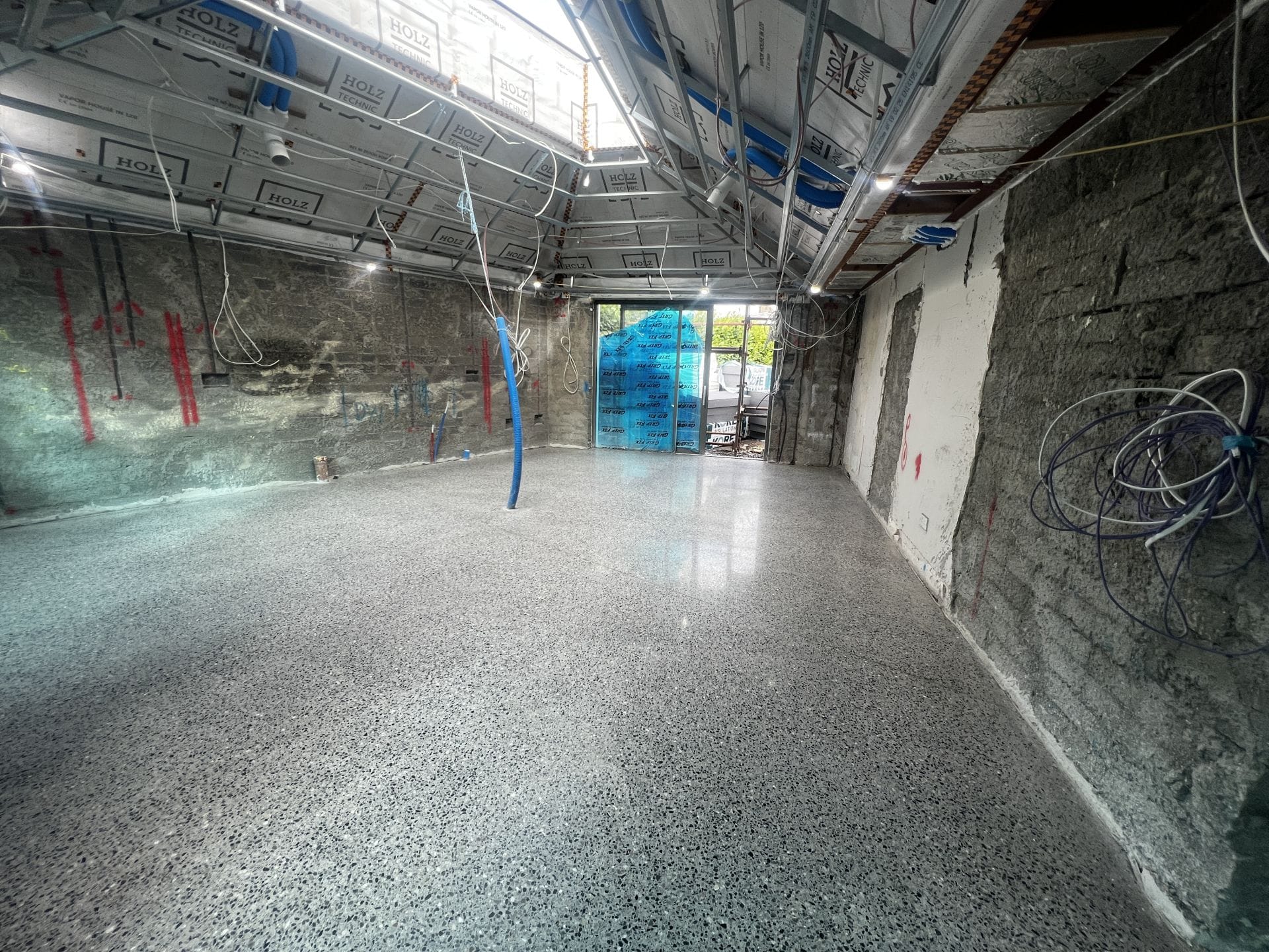 Residential Platinum finish Polished Concrete Floor by PMAC
